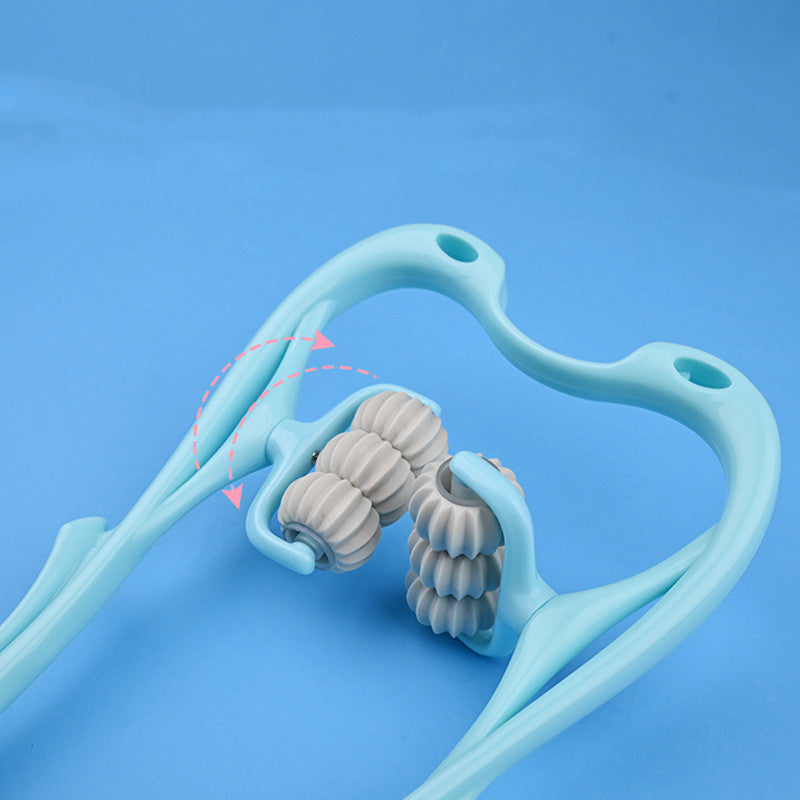 Manual Six-wheel Neck Massager l