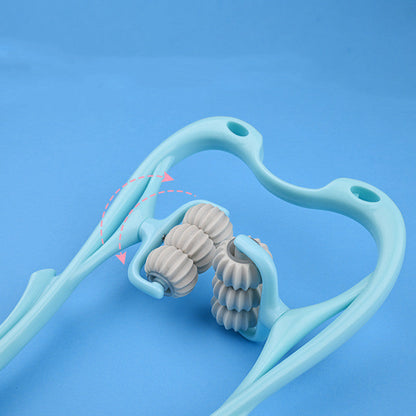 Manual Six-wheel Neck Massager l