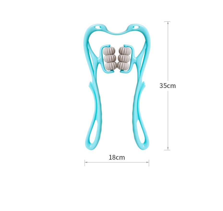 Manual Six-wheel Neck Massager l