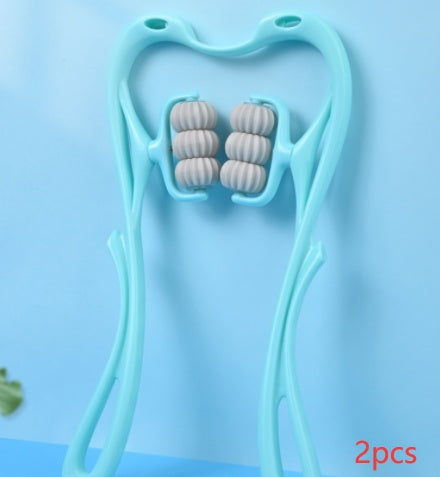 Manual Six-wheel Neck Massager l